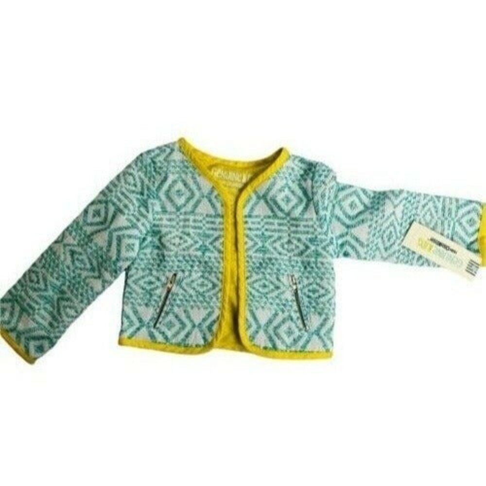 Genuine Kids From OshKosh Aztec Spring Blazer Jacket Cardigan Sz 18m NWT